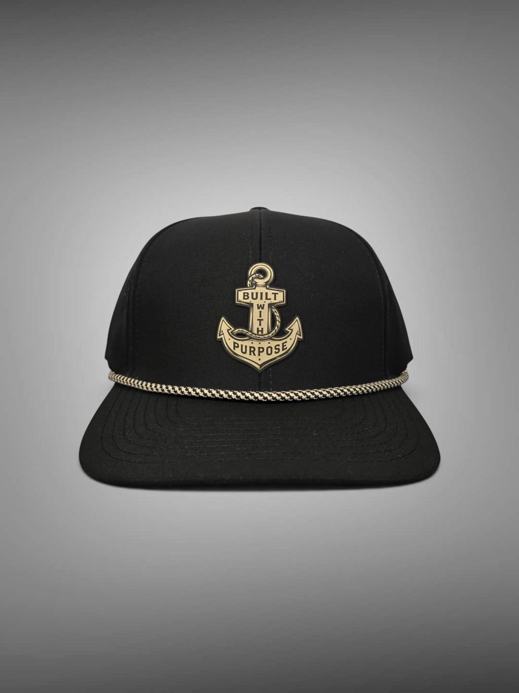 ANCHOR HAT- BLACK