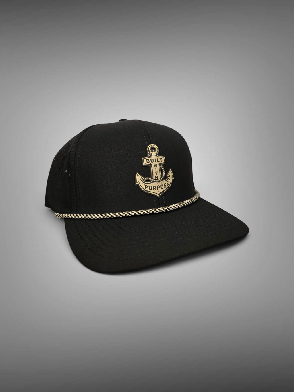 ANCHOR HAT- BLACK