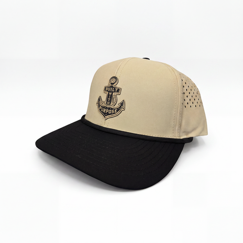 ANCHOR HAT - SAND/BLACK