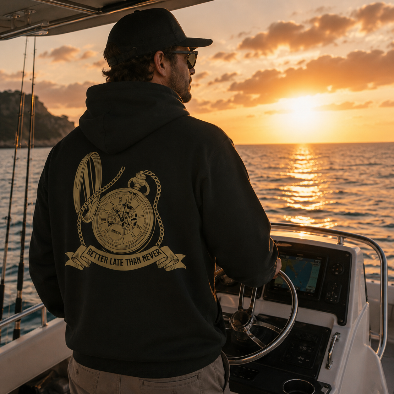 BETTER LATE THAN NEVER HOODIE