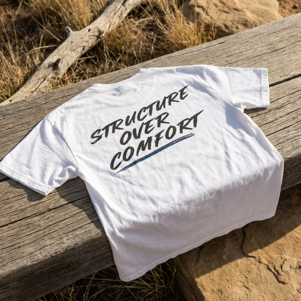 STRUCTURE OVER COMFORT TEE